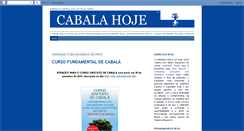 Desktop Screenshot of cabalahoje.blogspot.com
