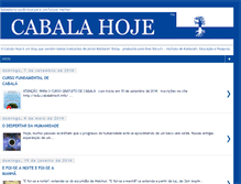 Tablet Screenshot of cabalahoje.blogspot.com