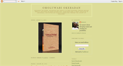 Desktop Screenshot of okebadan.blogspot.com