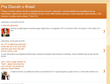 Tablet Screenshot of pradiscutirobrasil.blogspot.com
