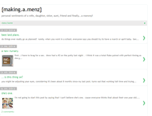 Tablet Screenshot of makingamenz.blogspot.com
