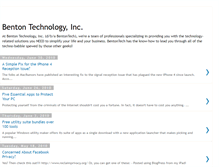 Tablet Screenshot of bentontechnology.blogspot.com