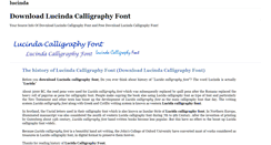 Desktop Screenshot of download-lucinda-calligraphy-font.blogspot.com
