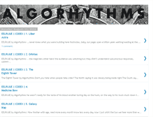 Tablet Screenshot of algorhythmic.blogspot.com