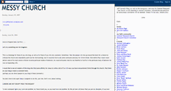 Desktop Screenshot of messychurch.blogspot.com