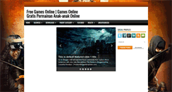 Desktop Screenshot of gameonlinegameonline.blogspot.com