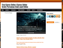 Tablet Screenshot of gameonlinegameonline.blogspot.com