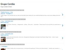 Tablet Screenshot of cordaodeteatro.blogspot.com