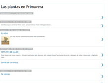 Tablet Screenshot of lasplantasenprimavera.blogspot.com