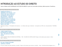 Tablet Screenshot of introducao-direito.blogspot.com