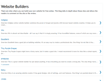Tablet Screenshot of internetwebsitebuilders.blogspot.com