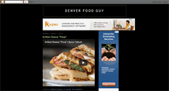 Desktop Screenshot of denverfoodguy.blogspot.com