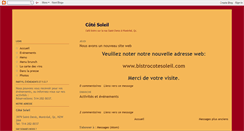 Desktop Screenshot of cotesoleil.blogspot.com