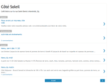 Tablet Screenshot of cotesoleil.blogspot.com
