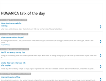Tablet Screenshot of humanica.blogspot.com