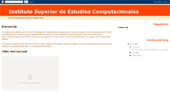 Desktop Screenshot of isec-computacion.blogspot.com