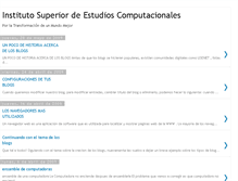 Tablet Screenshot of isec-computacion.blogspot.com
