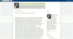 Desktop Screenshot of evans-environmental.blogspot.com
