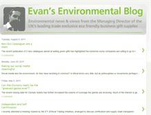 Tablet Screenshot of evans-environmental.blogspot.com