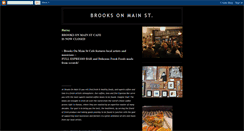 Desktop Screenshot of brooksonmain.blogspot.com