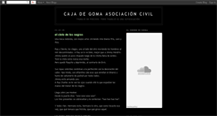 Desktop Screenshot of cajadegoma.blogspot.com
