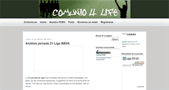 Desktop Screenshot of comunioforlife.blogspot.com