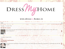 Tablet Screenshot of dressmyhomeblog.blogspot.com