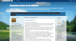 Desktop Screenshot of ciudadanoshartosdelospoliticos.blogspot.com