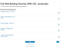 Tablet Screenshot of phpcssjsvideotutorial.blogspot.com