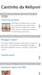 Mobile Screenshot of cantinhodakellynni.blogspot.com