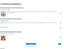 Tablet Screenshot of cantinhodakellynni.blogspot.com