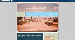 Desktop Screenshot of desperationblog-iimb89.blogspot.com