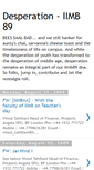 Mobile Screenshot of desperationblog-iimb89.blogspot.com