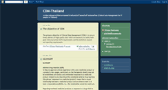 Desktop Screenshot of cdm-thailand.blogspot.com