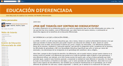 Desktop Screenshot of educaciondiferenciada.blogspot.com