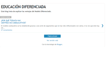 Tablet Screenshot of educaciondiferenciada.blogspot.com