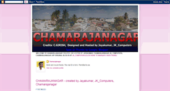 Desktop Screenshot of chamarajanagar-chn.blogspot.com