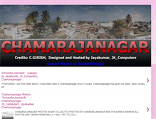 Tablet Screenshot of chamarajanagar-chn.blogspot.com