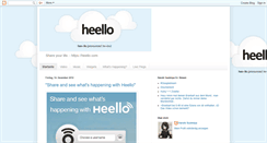 Desktop Screenshot of heelloblog.blogspot.com