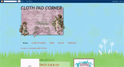 Desktop Screenshot of clothpadcorner.blogspot.com