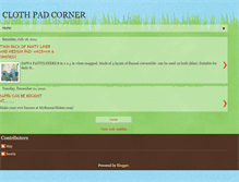 Tablet Screenshot of clothpadcorner.blogspot.com