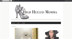 Desktop Screenshot of highheeledmomma.blogspot.com