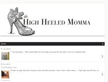 Tablet Screenshot of highheeledmomma.blogspot.com