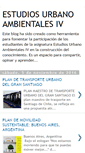 Mobile Screenshot of estudiosurbanoambientales4.blogspot.com