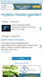 Mobile Screenshot of mystic-music-garden.blogspot.com