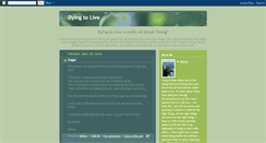 Desktop Screenshot of melissa-dyingtolive.blogspot.com