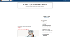 Desktop Screenshot of empregoseconcurso.blogspot.com