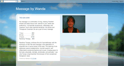 Desktop Screenshot of massagebywanda.blogspot.com