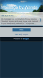 Mobile Screenshot of massagebywanda.blogspot.com