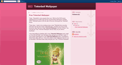 Desktop Screenshot of free-tinkerbell-wallpaper.blogspot.com